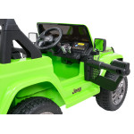 Elektrické autíčko Jeep Wrangler Rubicon Lift 4x4, 24V - zelené